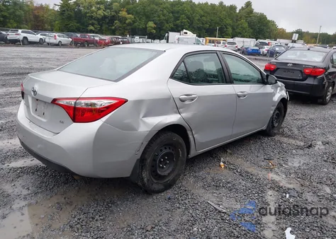 2016 Toyota Corolla Le z USA, uszkodzony, nr VIN 2T1BURHE4GC704199